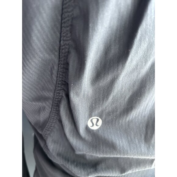 Lululemon Dance Studio Jacket Hooded Size 6 Black Gray Reversible - Picture 7 of 13
